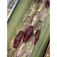  SimoEng Set of Two Contemporary Wall Sconces With Multicolored Poliedri Murano Glass - 4086655
