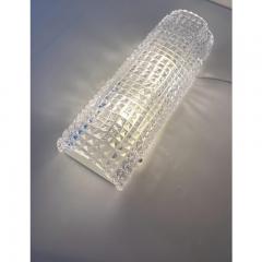  SimoEng Set of Two Crocodile Transparent Murano Glass Wall Sconces - 3573220