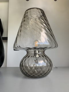  SimoEng Smoked Fume Murano Glass Table Lamp Ballotton  - 2639317