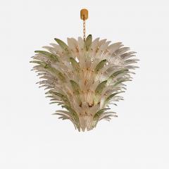  SimoEng Sputnik Murano Style Glass Palmetta Chandelier Clear and Green - 4209884