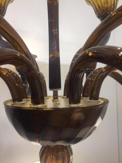  SimoEng Tobacco Murano Style Glass Chandelier - 2825056