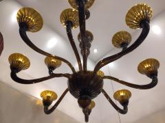  SimoEng Tobacco Murano Style Glass Chandelier - 2825060