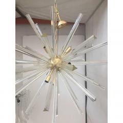 SimoEng Transparent Clear Murano Style Glass Triedo Sputnik Chandelier - 4028539