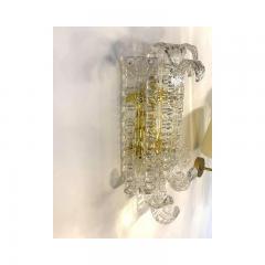  SimoEng Transparent Lingue Murano Glass Wall Lamp by Simoeng - 3607131