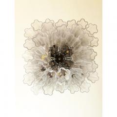  SimoEng Transparent Tronchi in Venini Style Murano Glass Sputnik Squared Flush Mount - 3744574