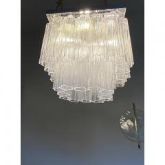  SimoEng Transparent Tronchi in Venini Style Murano Glass Sputnik Squared Flush Mount - 3744580