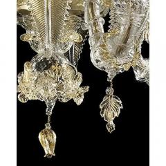  SimoEng Venetian C Rezzonico Floral Gold Murano Style Glass Chandelier From Simoeng - 4755236