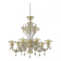  SimoEng Venetian C Rezzonico Floral Gold Murano Style Glass Chandelier From Simoeng - 4755240