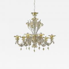  SimoEng Venetian C Rezzonico Floral Gold Murano Style Glass Chandelier From Simoeng - 4759329