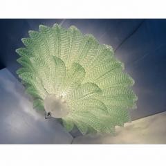  SimoEng Venetian Leaves Flush Mount in Green Murano Glass by Simoeng - 4735660