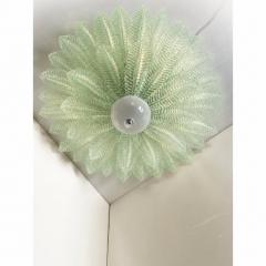  SimoEng Venetian Leaves Flush Mount in Green Murano Glass by Simoeng - 4735665