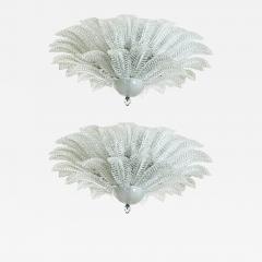  SimoEng Venetian Murano Glass Flush Mounts from Simoeng Set of 2 - 4689321