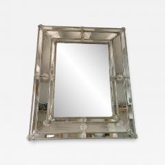  SimoEng Venetian Rectangular Floreal Hand Carving Wall Mirror in Murano Glass Style - 3341632