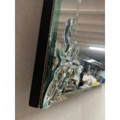  SimoEng Venetian Rectangular Hand Carving Wall Mirror Murano Glass Style - 3345718