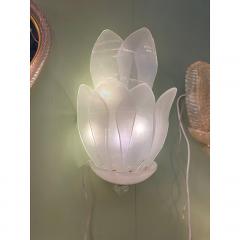  SimoEng Wall Light Murano Glass Sand Color Italian Flowers by SimoEng - 4209269