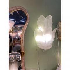  SimoEng Wall Light Murano Glass Sand Color Italian Flowers by SimoEng - 4209273