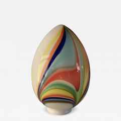  SimoEng White Egg with Multicolored Reeds Table Lamp by Simoeng - 4689318
