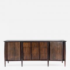  Singer Sons Mid Century Modern Sculptural Walnut Credenza - 237573