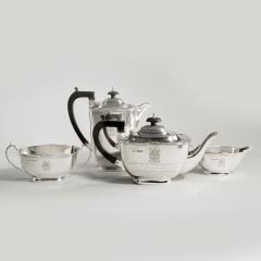  Sir Stanley Mathews four piece silver tea set - 2057512