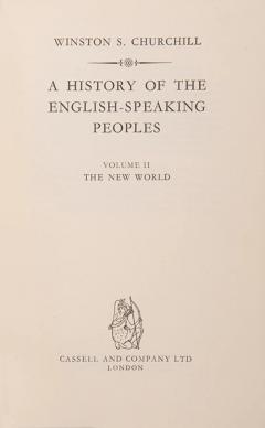  Sir Winston S Churchill A History of the English Speaking Peoples by Winston CHURCHILL - 3447148