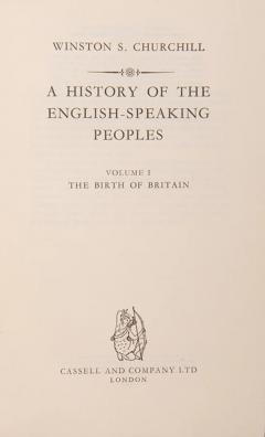  Sir Winston S Churchill A History of the English Speaking Peoples by Winston CHURCHILL - 3447149