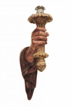  Sirmos Pair of Cast Resin Sconces by Sirmos - 194556