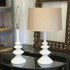  Sirmos Pair of French Style Table Lamps in the Style of Alberto and Diego Giacometti - 4111450