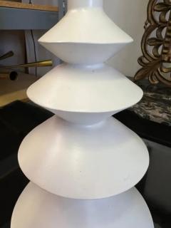  Sirmos Pair of French Style Table Lamps in the Style of Alberto and Diego Giacometti - 4111467