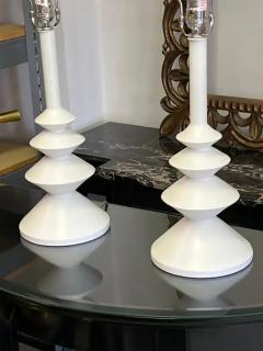  Sirmos Pair of French Style Table Lamps in the Style of Alberto and Diego Giacometti - 4111484