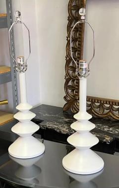  Sirmos Pair of French Style Table Lamps in the Style of Alberto and Diego Giacometti - 4111552