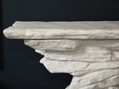  Sirmos Pair of White Plaster Grand Quarry Ledge Consoles By Sirmos - 3867863