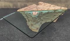  Sirmos Sirmos Attribution Rock Quarry Coffee Table Mid Century Modern Circa Late 1970s - 3091651