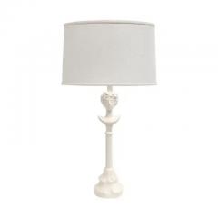  Sirmos Sirmos Colette Table Lamps White Matte Resin After Giacometti - 3593861