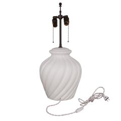  Sirmos Sirmos Pair of Elegant Ceramic Swirl Table Lamps 1970s - 4269804