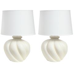  Sirmos Sirmos Pair of Stunning Ceramic Table Lamps 1970s - 2074265