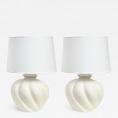  Sirmos Sirmos Pair of Stunning Ceramic Table Lamps 1970s - 2075762