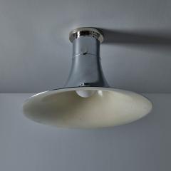  Sirrah 1960s Chrome Tromba Ceiling Lamp Attributed to Franco Albini for Sirrah - 4000860