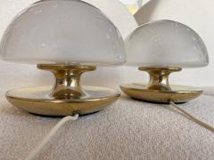  Sirrah Pair of Brass and Glass Lamps by Vittorio Balli for Sirrah Italy 1970s - 2421893