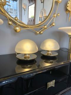  Sirrah Pair of Brass and Glass Lamps by Vittorio Balli for Sirrah Italy 1970s - 2421903