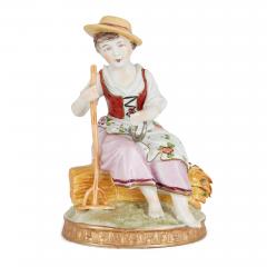  Sitzendorf Porcelain Manufactory Set of Sitzendorf porcelain figures of the four seasons - 3506577