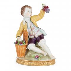  Sitzendorf Porcelain Manufactory Set of Sitzendorf porcelain figures of the four seasons - 3506578