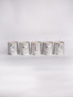  Six Dots Design Face candles - 4626501