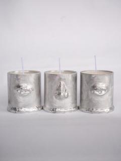  Six Dots Design Face candles - 4626502
