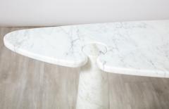  Skipper Angelo Mangiarotti Eros Carrara Marble Console Table - 2636145