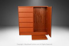  Skovby M belfabrik Danish Teak Mid Century Tall Dresser Gentleman s Chest Wardrobe - 4043031