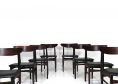  Skovby M belfabrik Eight E W Bach Danish Rosewood Dining Chairs - 3557312