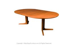  Skovby M belfabrik Mid Century Danish Teak Skovby Extendable Dining Table - 3192274