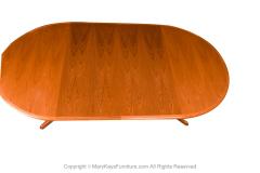  Skovby M belfabrik Mid Century Danish Teak Skovby Extendable Dining Table - 3192283