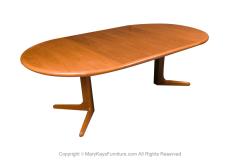  Skovby M belfabrik Mid Century Danish Teak Skovby Extendable Dining Table - 3192284