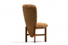  Skovby M belfabrik Set of 20 Danish Modern Tall Back Dining Chairs in New Camel Teddy Bear Fabric - 4522824